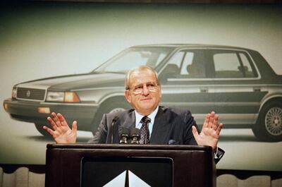 Iacocca was never one to shy away from bold decisions. AP
