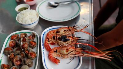 Street food in Chinatown, Bangkok, Thailand, May 3, 2020. Reuters