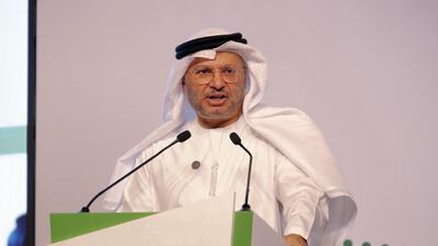 Dr Anwar Gargash said the far-right extremists in Sweden 'reject the principles of coexistence'. Pawan Singh / The National