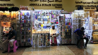 Shop owners said their businesses would pick up once more tourists start visiting the area. Naif is one of the oldest commercial districts of Dubai and used to be packed with tourists before the pandemic