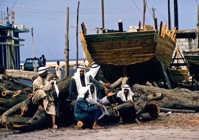 Dhows by Jack Burlot is one of the many photographs by the French photographer that can be viewed at the museum. Photo: Zayed National Museum