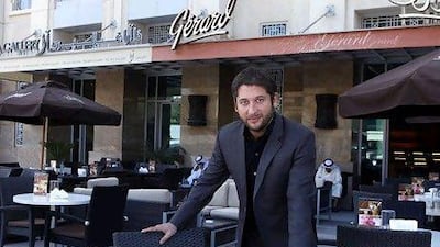 Mohammed Nahawi at his Gerard outlet in the Downtown Burj Residence in Dubai.