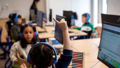 Without guidance, many children will learn to use AI in their lives alone in their bedrooms. AFP