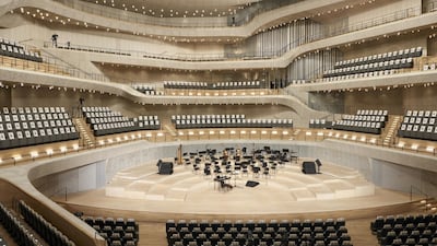 The inside of the Elphilharmonie