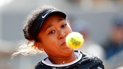 Japan's Naomi Osaka went through a gruelling match against Anna Karolina Schmiedlova of Slovakia on Tuesday. Christian Hartmann / Reuters
