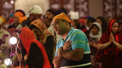 Men and women are considered equal in Sikhism and the prayer room is open to all adults and children together.