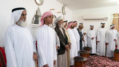 Guest attend the house of Matar Khalfan Al Neyadi. Mohamed Al Hammadi / Ministry of Presidential Affairs