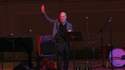 Michael Stipe has written 18 new songs for his anticipated debut solo album. Getty Images / AFP