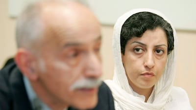 She is serving a 12-year sentence at Evin Prison in Tehran. Charges included spreading propaganda against the state. EPA
