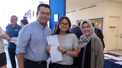 From left, Viky Rahman, Aninditha Alia and Imelda Yonna