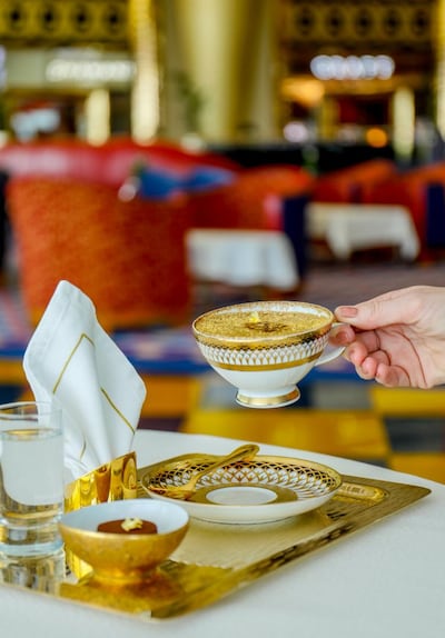 Liquid gold: the latest gold offering at Dubai's Burj Al Arab hotel. Jumeirah