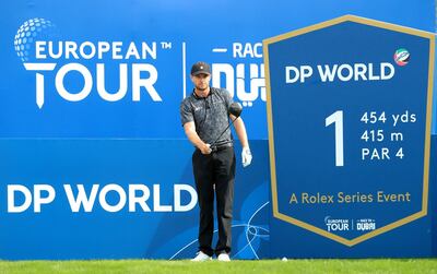 Laurie Canter shares the lead with Matthew Fitzpatrick and Patrick Reed. Getty Images