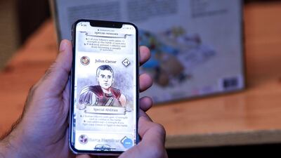 The board game seeks to tell the history of each leader and empire to its players