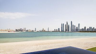 The views are some of the best in Dubai. Next door will be the biggest private residence in Dubai that is not a palace. Courtesy Knight Frank