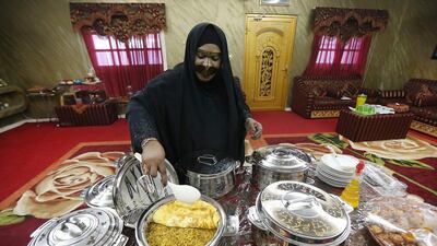 Salema Othman runs a food business from her home. Pawan Singh / The National