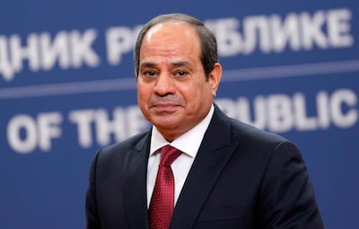 Egyptian President Abdel Fattah El Sisi has oversen economic reforms inc;luding the lifting of state subsidies. AP