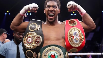 File photo dated 07-12-2019 of Anthony Joshua. PA Photo. Issue date: Thursday February 6, 2020. Promotor Eddie Hearn has revealed a deal is on the verge of being agreed for the Tottenham Hotspur Stadium to host Anthony Joshua's homecoming later this year. See PA story BOXING Joshua. Photo credit should read Nick Potts/PA Wire.