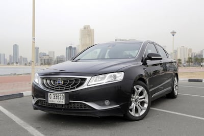 The Geely Emgrand GT was named the 2016 China Car of the Year. Jeffrey E Biteng / The National