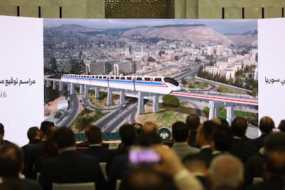 A proposed public transport system for Damascus. Getty Images