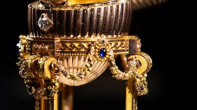 Only 50 of the imperial eggs were made for the royal family, and eight remained missing before the latest find, though only three of those are known to have survived the Russian revolution. Andrew Cowie / AFP
