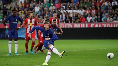 Ross Barkley scores from the penalty spot. Reuters