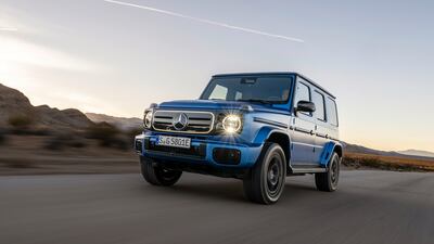 A reassuringly familiar sight for celebrity big-car fans. The the fossil-fuel-free Mercedes-Benz G-Class, known to many as the G-Wagen, is finally here. All photos: Mercedes-Benz AG
