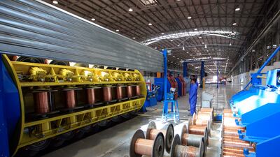 UAE cable maker Ducab is looking at new opportunities to grow its business in different markets. Ravindranath K / The National