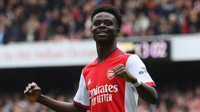 Bukayo Saka: 9. Sensational season for the England winger, who scored 12 goals and provided seven assists in all competitions. Arsenal, quite simply, would have been nowhere near the top four without Saka. Still only 20, he is fast on his way to earning legend status at Arsenal. Getty