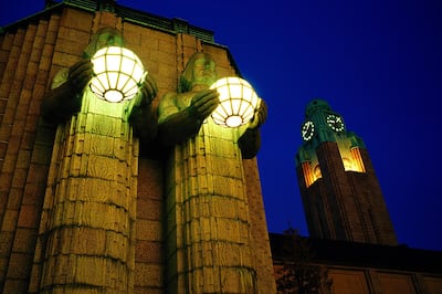 Central Railway Station in Helsinki, Finland. Courtesy Visit Finland