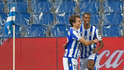 =8) Mikel Oyarzabal (Real Sociedad) 10 goals in 23 appearances. AFP