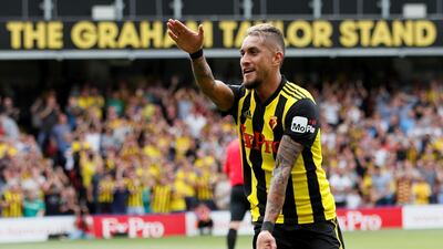 Right midfield: Roberto Pereyra (Watford) – A brilliant first goal and a good second one got Watford off to a winning start and offer a reminder of the Argentinian’s talent. Reuters