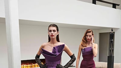 Looks from Azzi & Osta’s autumn/winter 2021 collection, now available for pre-order online. Courtesy Azzi & Osta