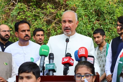 Ambassador Faisal Niaz Tirmizi said he appreciated 'the UAE leadership‘s special affiliation towards Pakistan', in a speech at the embassy in Abu Dhabi. Photo: Pakistan Embassy Abu Dhabi