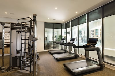 The gym is well stocked with modern equipment. Photo: Westin Brisbane
