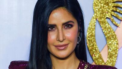 Bollywood actress Katrina Kaif arrives for the IIFA Rocks of the 20th International Indian Film Academy (IIFA) Awards at NSCI Dome in Mumbai on September 16, 2019