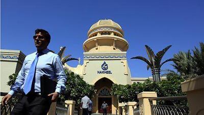 Nakheel announced a 57 per cent growth in the first half of the year, with net profit supported by project deliveries. Satish Kumar / The National