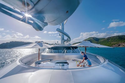 The Maltese Falcon offers invitation-only voyages across the Mediterranean and Caribbean. Photo: Jumeirah