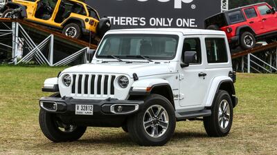 The 2019 Jeep Wrangler range in Austria. Jeep