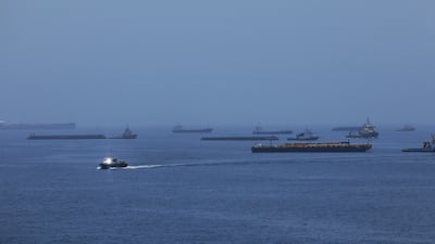 An oil tanker owned by a Dubai company was struck by a projectile in the Strait of Hormuz. AFP