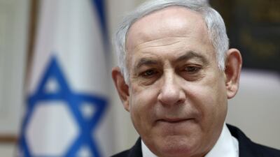 Israeli Prime Minister Benjamin Netanyahu comfortably beat rival Gideon Saar. AFP