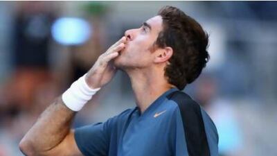 Juan Martin Del Potro of Argentina is still searching for the form that saw him win the 2009 US Open.
