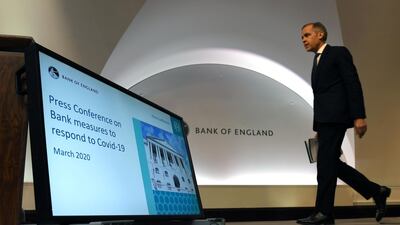 Mark Carney, Governor of the Bank of England (BOE) arrives to a news conference at Bank Of England in London, Britain March 11, 2020. Peter Summers/Pool via REUTERS