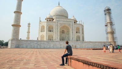 Mark Zuckerberg at Taj Mahal on October 27, 2015. Mark Zuckerberg / Facebook