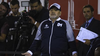 Diego Maradona's colourful career drew to a close back home in Argentina with Boca Juniors. He joined the club from Sevilla in 1995 and turned 35 during the 95-96 season in which he scored 5 goals in 24 games. He played only another 7 matches after that before retiring. Getty Images