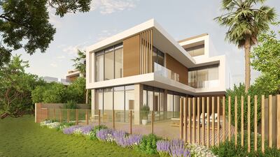 The villas are set to be surrounded by greenery.