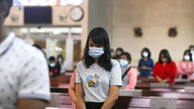 Parishioners must wear masks at all times, maintain two-metre distance and are asked to come early to prevent crowding at the entrance.