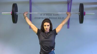 Holly Lohmeyer is a fitness coach who trains at GetFitChick. Leslie Pableo for The National