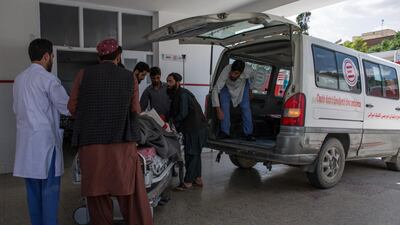 A new patient arrives at the Emergency Hospital on the second day of Eid-al-Fitr in Kabul. Stefanie Glinski for The National
