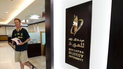 Al Hilal Bank is currently experimenting with the possibility of using the Emirates ID card as a pre-paid credit card. Sarah Dea / The National