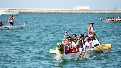 DP World 2 in action at the Hong Kong Dragon Boat Festival.
